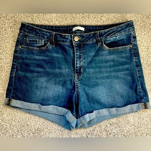 Lauren Conrad size 16 cuffed jean shorts